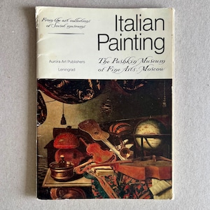 Rare collection de cartes postales de peinture italienne : ensemble d'impressions vintage soviétiques, musée des beaux-arts Pouchkine, Tintoret, Guido Reni, cadeau nostalgique