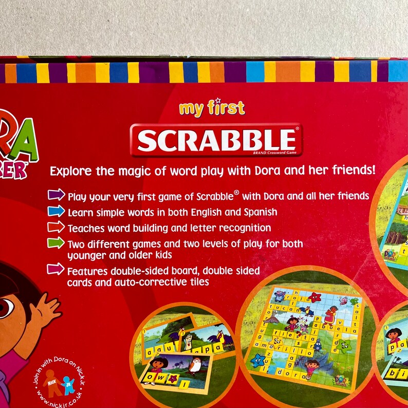 Dora the Explorer SCRABBLE Crossword Board Game: Mattel Games Magic of Dora the Explorer SCRABBLE Crossword Board Game: Mattel Games Magic of