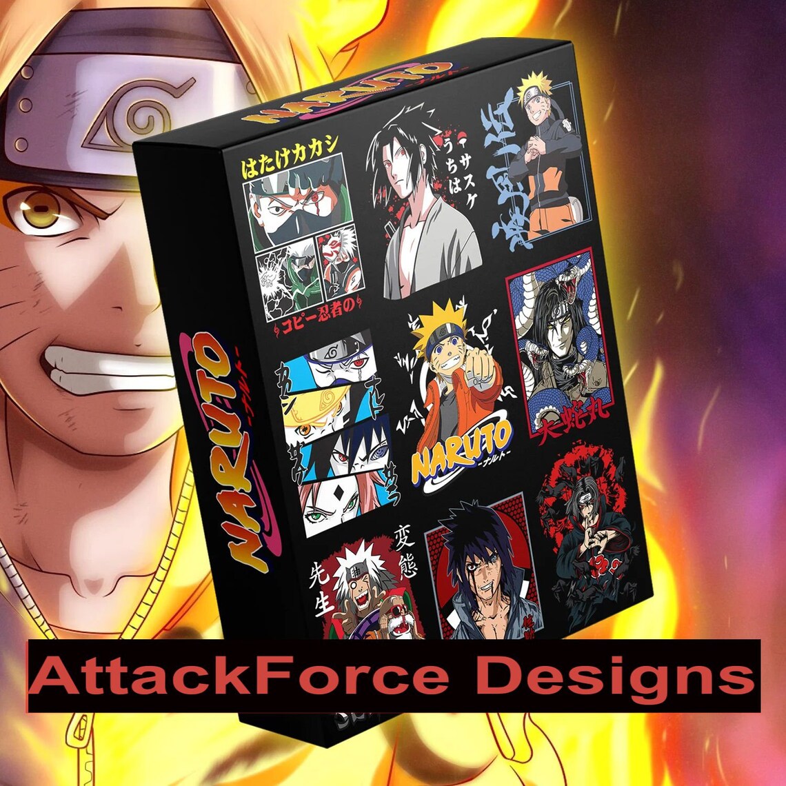 45 Naruto Designs Naruto Sublimation Designs Naruto DTF Designs Anime