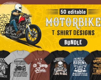 50 Motorcycle Designs Motorcycle T-shirt designs motorcycle dtf designs motorcycle sublimation designs biker designs biker t-shirt motorbike