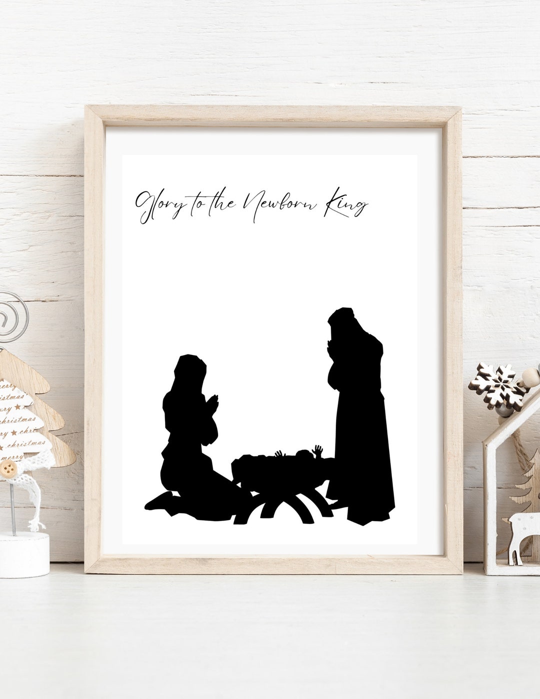 Religious Christmas Gift, 4 Prints Bundle, Instantly Download, Wall ...