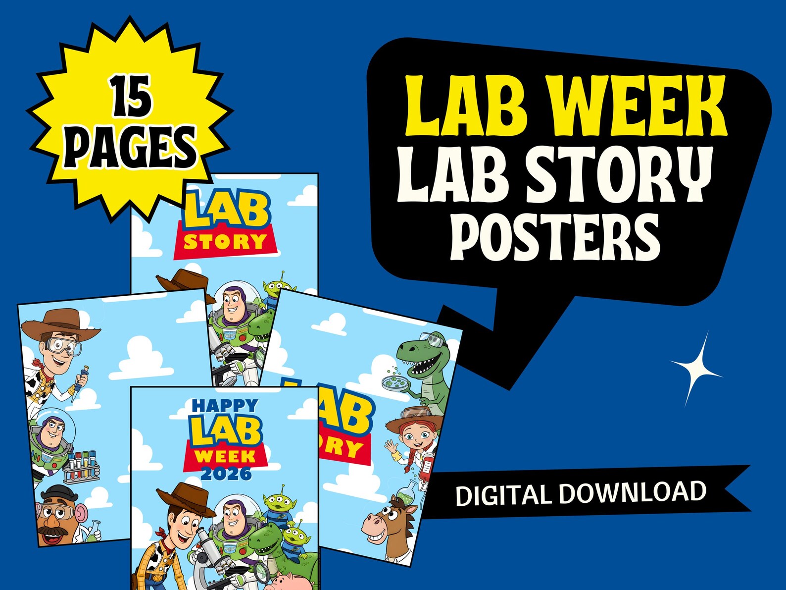 Lab Story Lab Week Posters 2026 | to Infinity and Beyond Theme ...