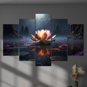 Zwarte Lotus MTG Canvas - Magic The Gathering Wall Art - Zwarte Lotus Print