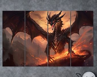 ニコル・ボーラス、龍神、署名入りジクレープリント - Etsy 日本