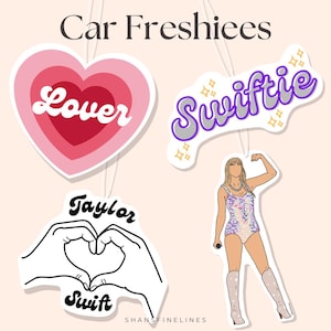 Taylor Inspired Car Air Freshener | Custom Air Freshener | Scented Freshiee | Custom Car Freshener | celebrity | Taylor