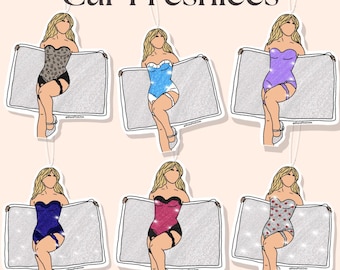 Bodysuit Car Air Freshener | Custom Air Freshener | Scented Freshiee | Custom Car Freshener | celebrity |