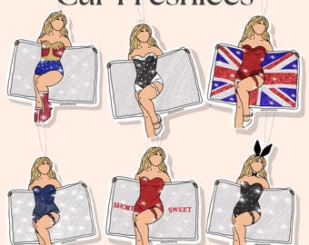Bodysuit Car Air Freshener | Custom Air Freshener | Scented Freshiee | Custom Car Freshener | celebrity