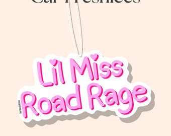 Ambientador para coche Lil Miss Road Rage / Ambientador personalizado / Ambientador perfumado / Ambientador para coche personalizado