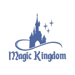Magic Enchanted Parks World Embroidery Designs Instant Embroidery Download Kingdom