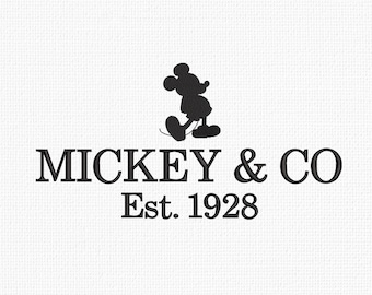 Mickey And Co Embroidery Design Instant Embroidery Download