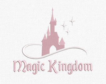 Magic Enchanted Parks World Embroidery Designs Instant Embroidery Download Kingdom