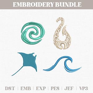 Moana Embroidery Design Maui Design For Hoodies T Shirts