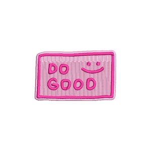 Gör bra broderidesign Patch Badge för ryggsäckar Hoodies T-shirts