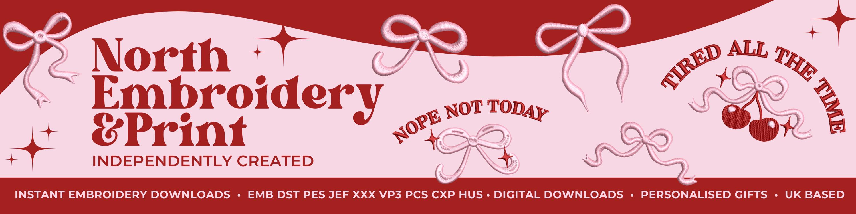 NorthEmbroideryPrint - Etsy