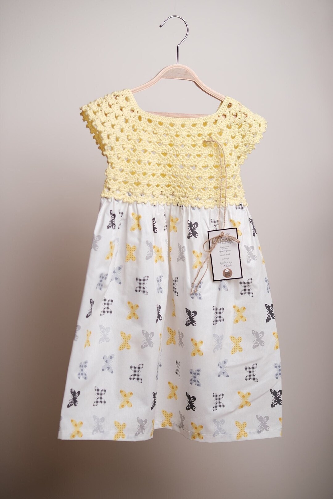 Cotton Crochet Baby Girl Dress Baby Girl Linen Dress Baby Etsy