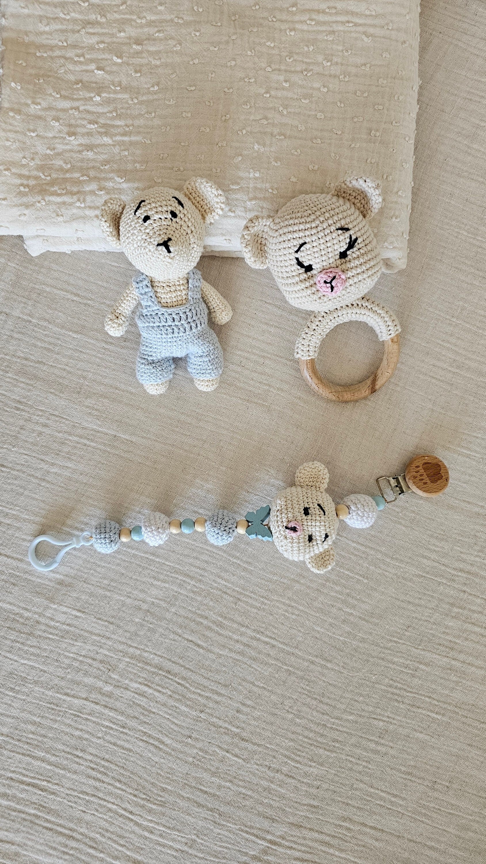 Baby Shower Gift Box, Teddy Bear Set, Natural Baby Set, Custom Baby ...