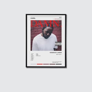 Kendrick Lamar DAMN. Album-Poster