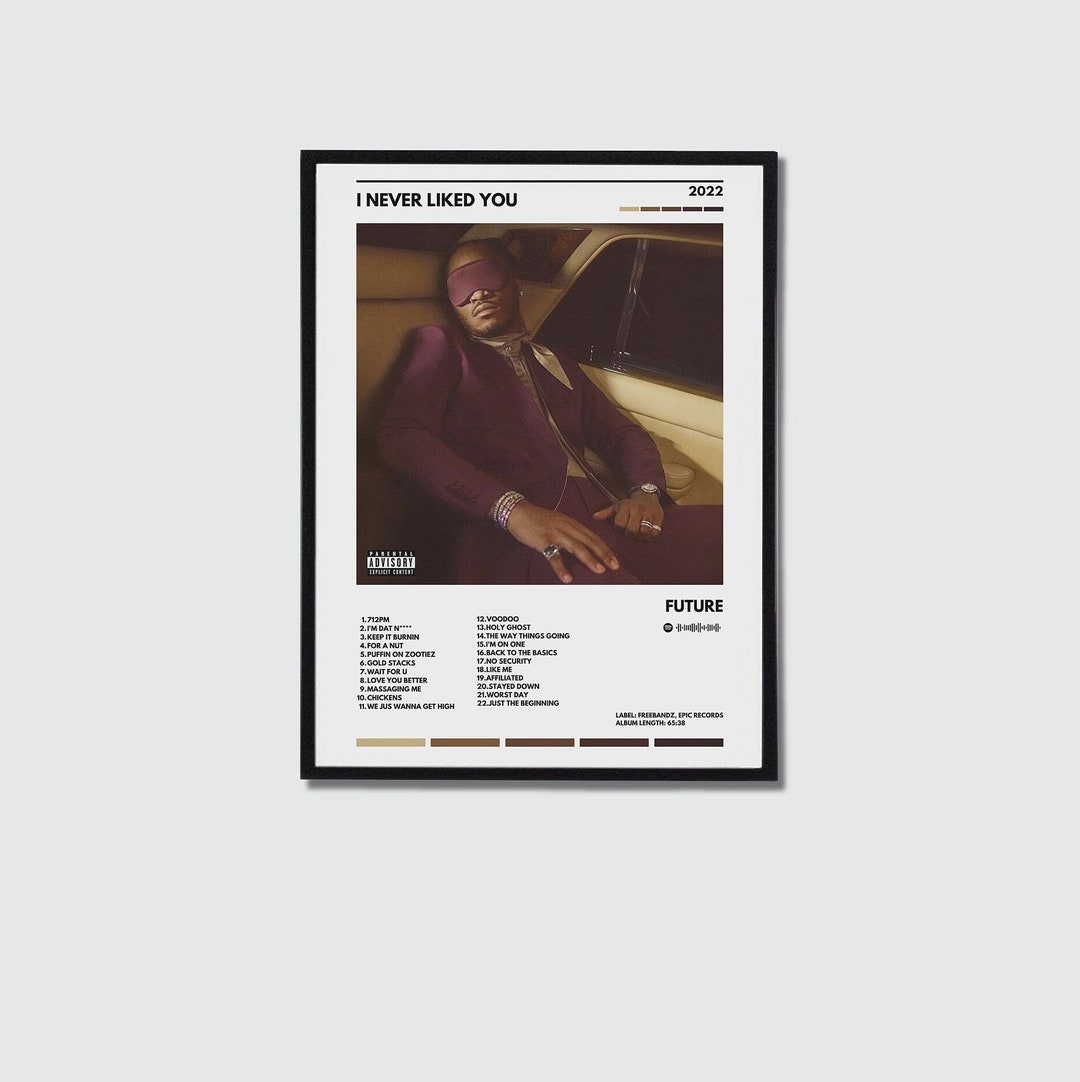 Future I Never Liked You Album Poster - Etsy UK