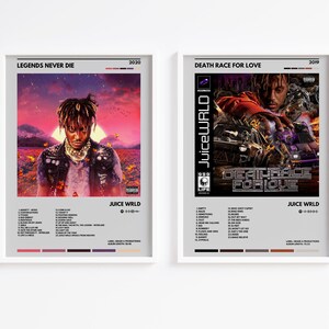 Juice WRLD - Legends Never Die Album Cover Poster