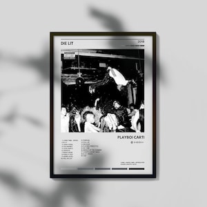 Póster Álbum Die Lit de Playboi Carti