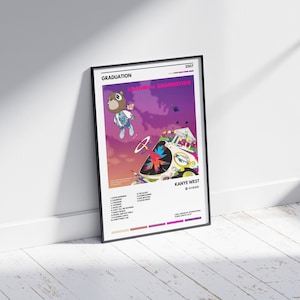 Kanye West Graduation Album Poster