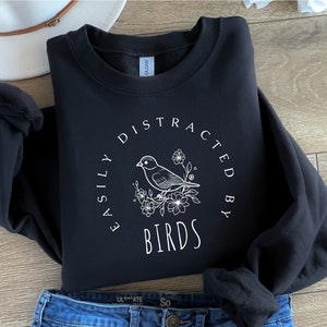 Bird Nerd Sweatshirt, Bird Watching Hoodie, Bird Lover, Nature Lover Sweater, Funny Bird Watcher Shirt, Bird Nerd Hoodie, National Bird Day image 3