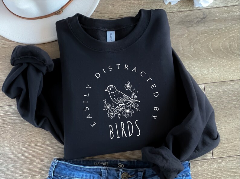 Bird Nerd Sweatshirt, Bird Watching Hoodie, Bird Lover, Nature Lover Sweater, Funny Bird Watcher Shirt, Bird Nerd Hoodie, National Bird Day image 3