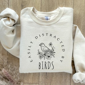 Bird Nerd Sweatshirt, Bird Watching Hoodie, Bird Lover, Nature Lover Sweater, Funny Bird Watcher Shirt, Bird Nerd Hoodie, National Bird Day image 2