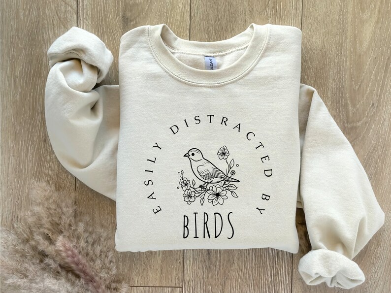 Bird Nerd Sweatshirt, Bird Watching Hoodie, Bird Lover, Nature Lover Sweater, Funny Bird Watcher Shirt, Bird Nerd Hoodie, National Bird Day image 2