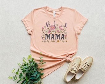 Floral Mama Shirt, Strong Mother Shirt, Mother Shirt, Mothers Day Shirt, Women's Day, Strong Women, Inspirational Shirt, Cute Mama Shirt