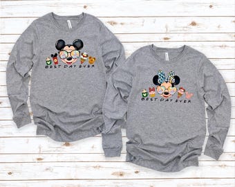 Custom Disney Long Sleeve, Matching Disneyland Shirt, Personalizable Long Sleeve, Matching Custom, Matching Long Sleeve, Family Disney Trip