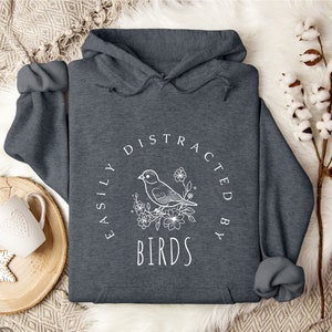 Bird Nerd Sweatshirt, Bird Watching Hoodie, Bird Lover, Nature Lover Sweater, Funny Bird Watcher Shirt, Bird Nerd Hoodie, National Bird Day image 4
