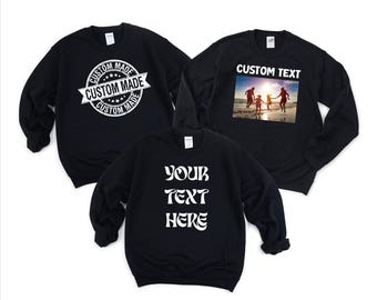 Custom Name Sweatshirt, Matching Custom Sweater, Personalizable Sweatshirt, Matching Custom, Custom Image, Matching Hoodie, Kids Sweater
