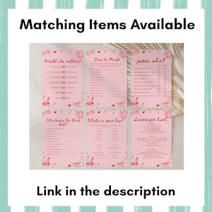 Editable Red and Pink Bachelorette Weekend Itinerary Printable or Digital Hen Do Itinerary Hand Drawn Girls Trip Itinerary Template image 9