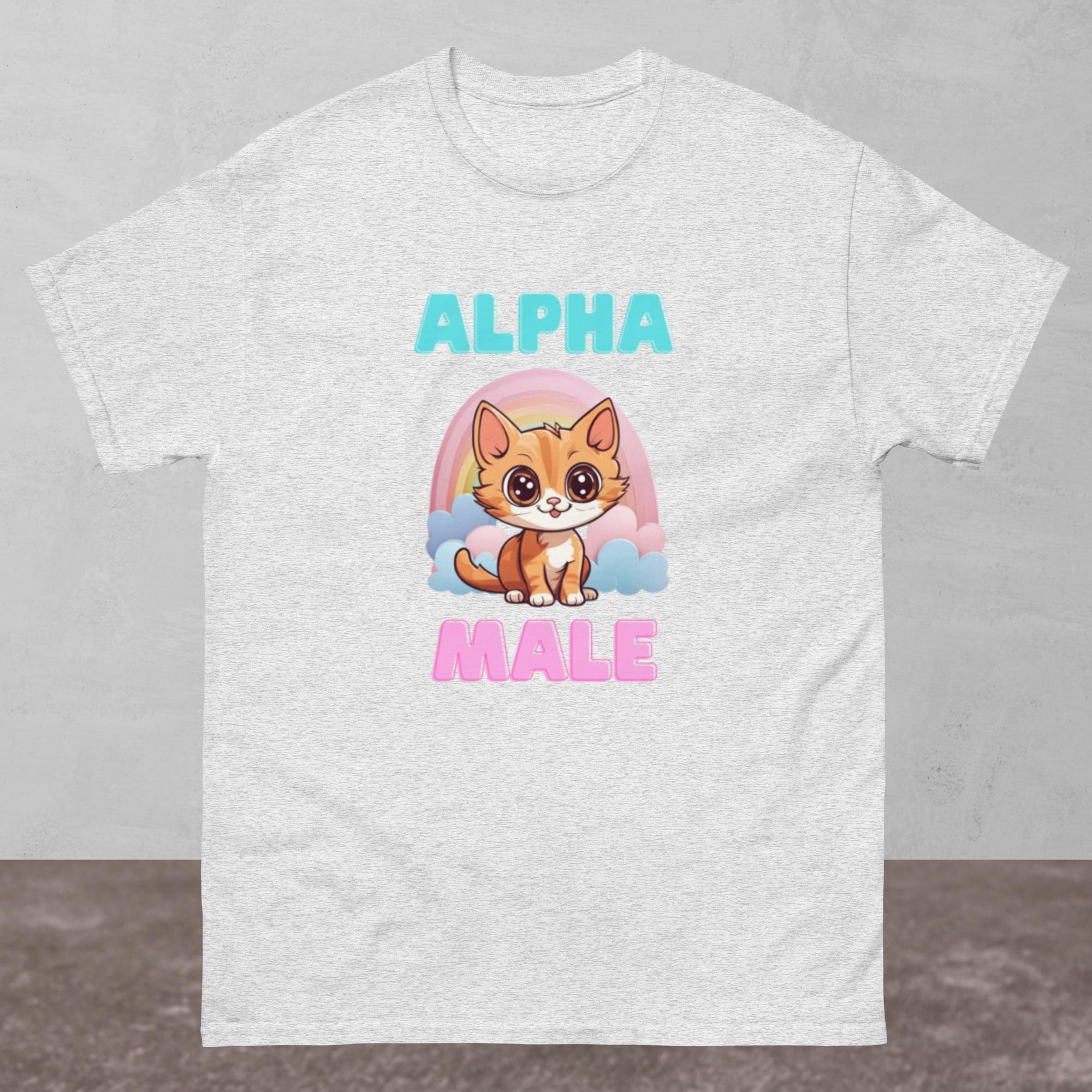 Graphic Tees Alpha Male Cat T Shirts For Guys Alpha Male Funny Kitten  Tshirt, Funny Cat