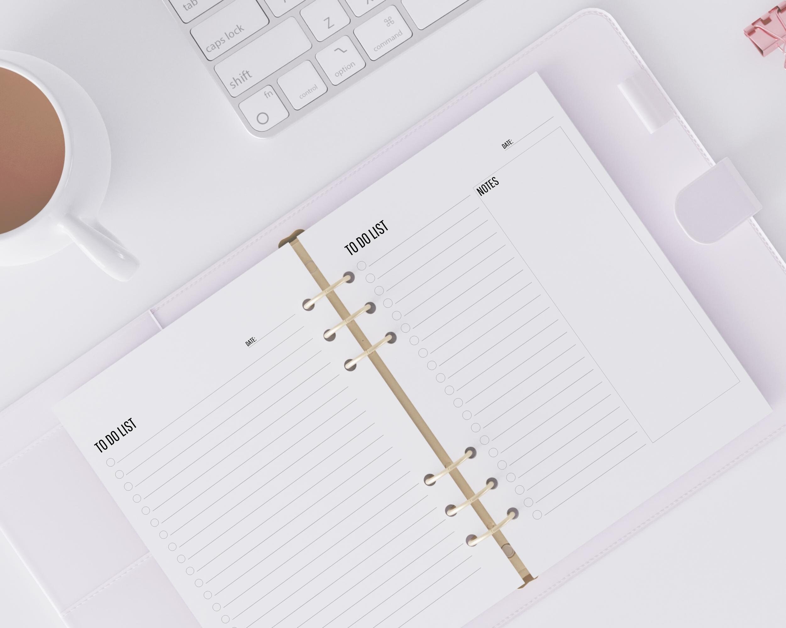 Minimal to Do List Printable to Do List Template - Etsy