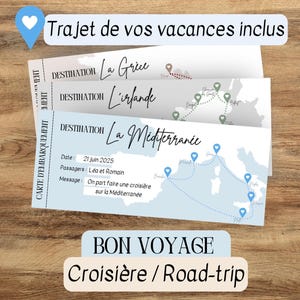 "Surprise Trip" Voucher - Road Trip Special - Cruise - Boarding Pass