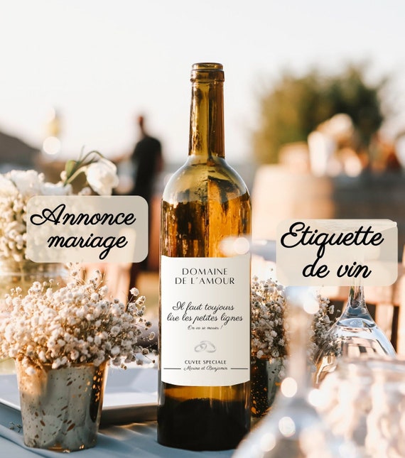 Etichette Personalizzate Per Bottiglie Vino - Set Da 6 Con Foto E Testo - Per Matrimoni, Compleanni, Battesimi - Foto 4