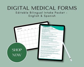 Bilingual New Patient Intake Packet (EN/ES) | PDF | Green