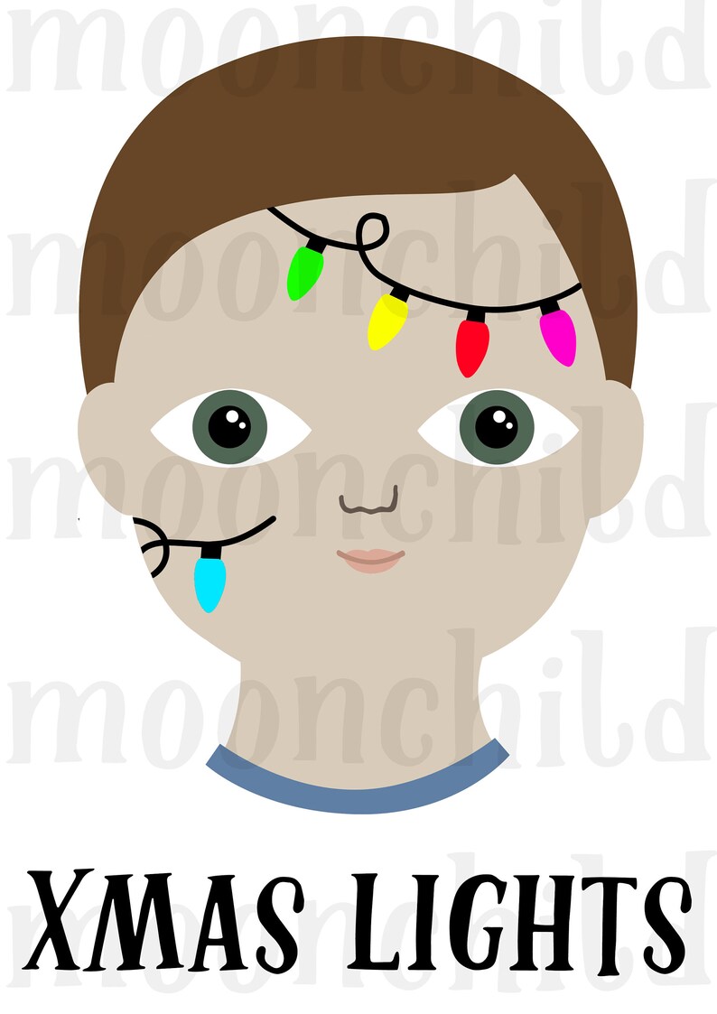 Christmas Face Painting Menu Board Image. Printable PDF Image to ...