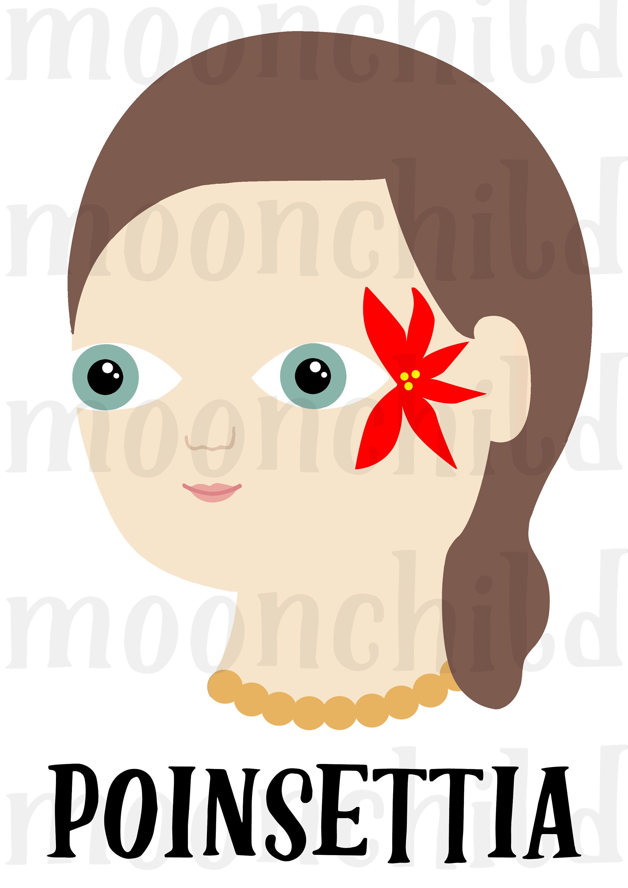 Simple Christmas Face Painting Eye Design Menu Board Image. Printable ...