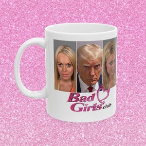 Trump Mugshot mug -- Trump prison mug - Paris Hilton Mugshot mug - lindsay lohan Mugshot mug - Paris Hilton lindsay lohan mug