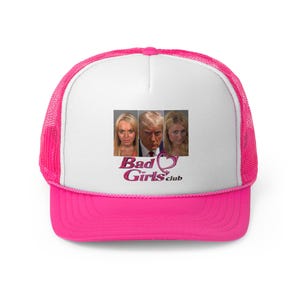 BAD GIRLS CLUB Trump Mugshot trucker cap Trump prison shirt Paris Hilton Mugshot lindsay lohan Mugshot shirt