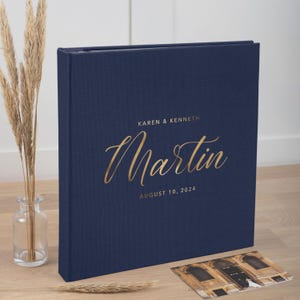 Wedding Photo Album with Sleeves for 100-1000 4x6&quot; 10x15cm Photos | Personalized Family Memory Book | Unique Wedding Gift Made in Europe