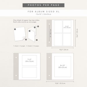 Self-adhesive Wedding Photo Album | Extra Large Personalized Scrapbook ...