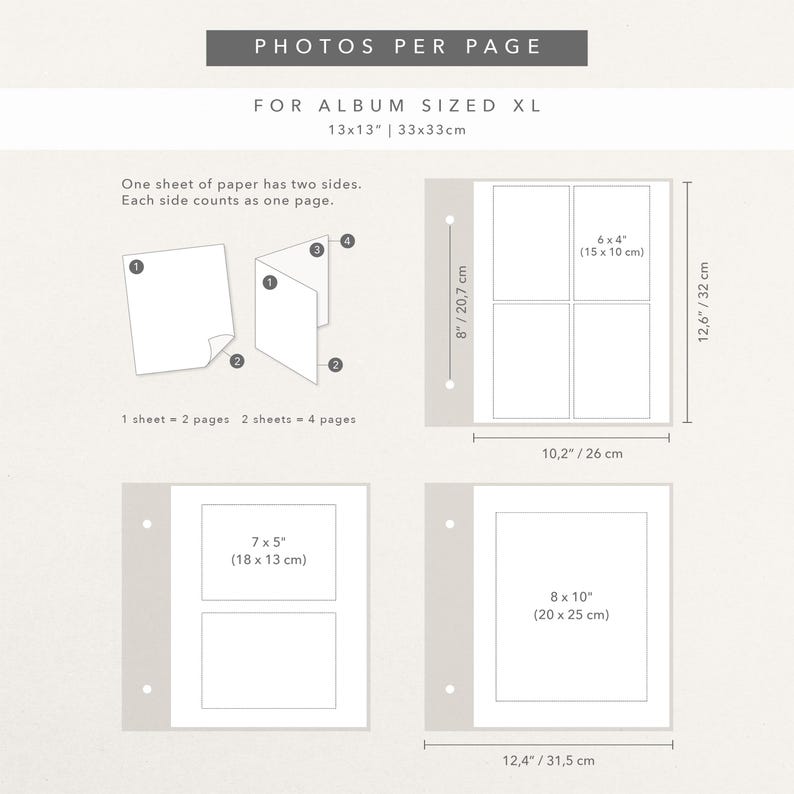 Self-adhesive Wedding Photo Album | Extra Large Personalized Scrapbook ...