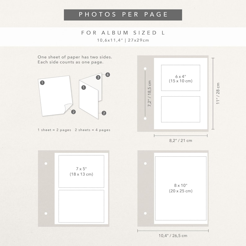 Wedding Self-adhesive Photo Album | Personalized Leather Scrapbook | Large Custom Memory Book image 10