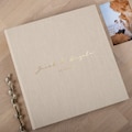 Photo Album with Sleeves for 100-1000 4x6" / 10x15cm Photos | Custom Wedding Slip In Photo Album | Personalized Linen Family Memory Book product logo
