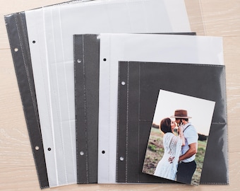 Housses pour photos 4 x 6 | Recharges pour albums photos 10 x 15 cm | Pages d'album photo supplémentaires
