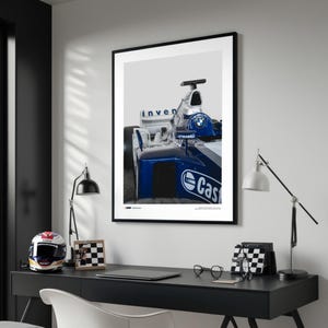 Vintage F1 Ferrari Poster: Formula 1 Racing Car Print (Digital Download)